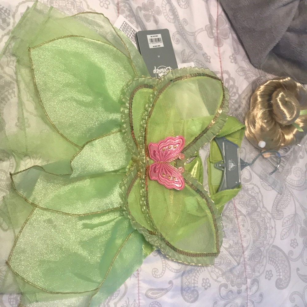 Tinker bell Pet costume from the Disney store